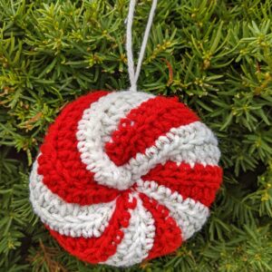 Peppermint ornament